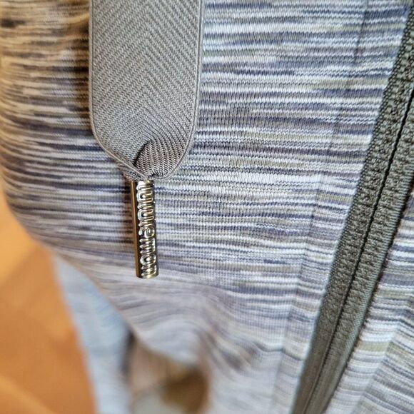 Lululemon Women's Stride Jacket Hoodie Wren Space Dye Zipper High Collar | Sz 10 - Picture 8 of 16